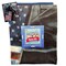 American Flag Lab Silky Premium Fleece No-Sew Throw Fleece Fabric Kit (50x60)